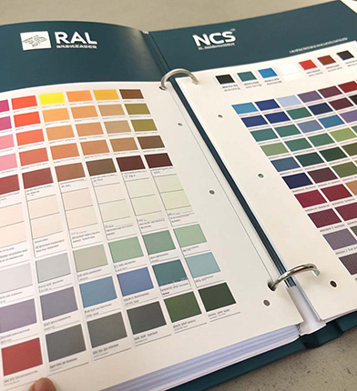 Покраска по RAL, NCS