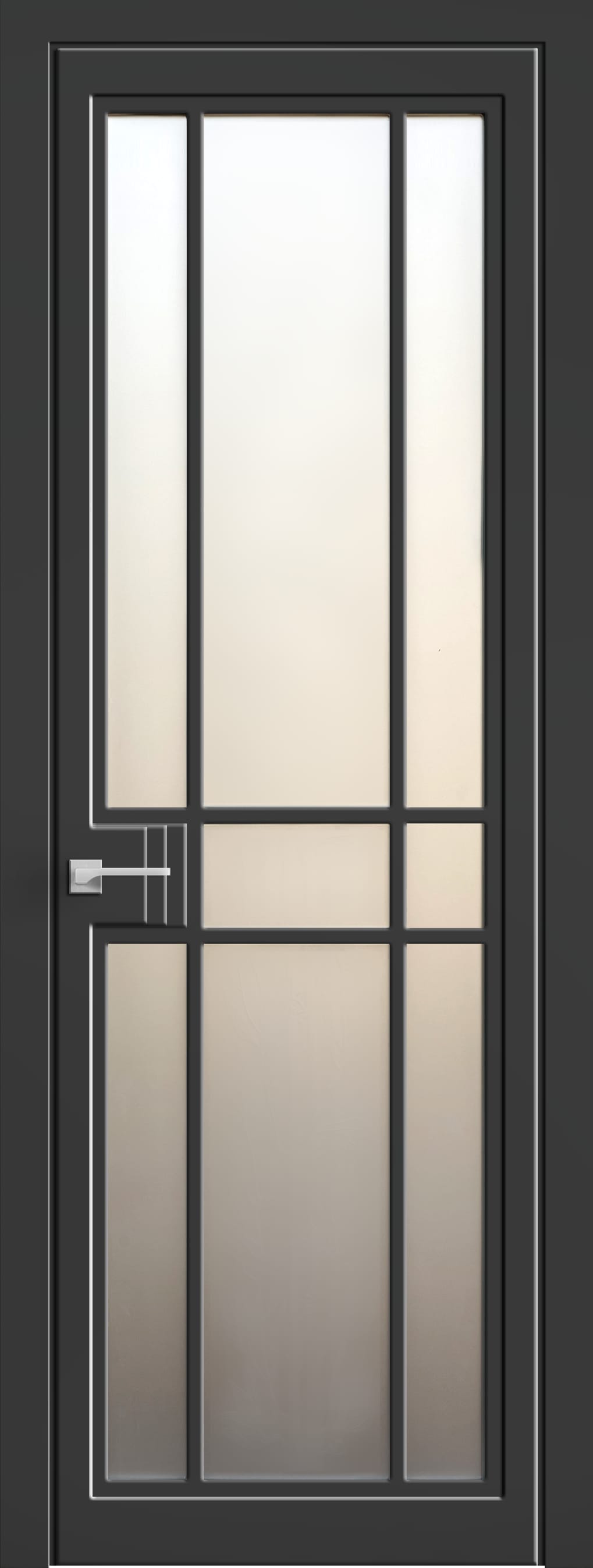 Межкомнатная дверь Модель RF10   цвета ral 8022