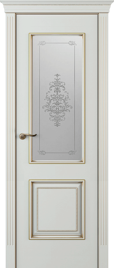Купить межкомнатную дверь Л32-Б  цвета ral 7035 в Москве