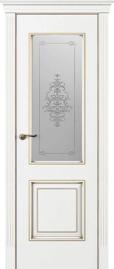 Купить межкомнатную дверь Л32-Б  цвета белый в Москве