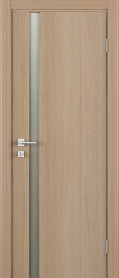 Купить межкомнатную дверь К11 со стеклом  цвета дуб в Москве