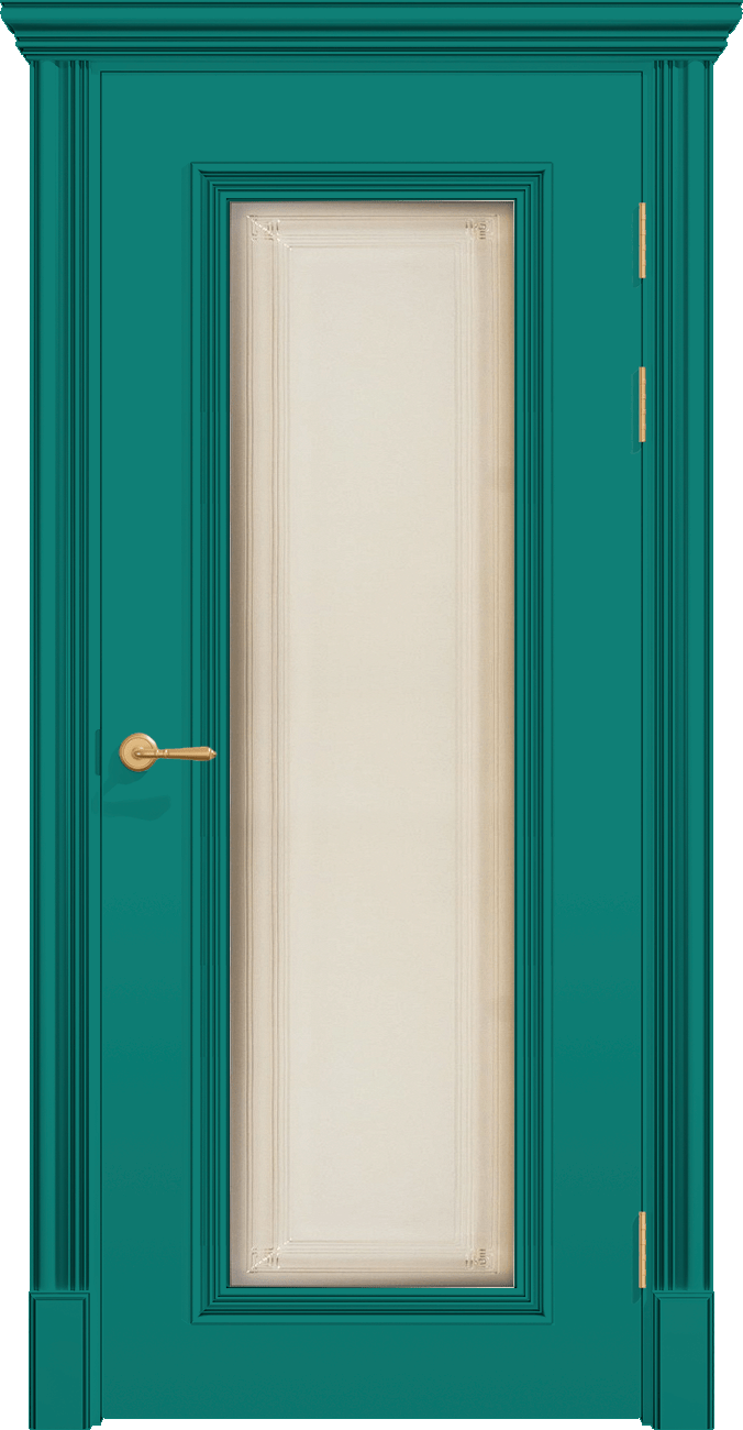 Купить межкомнатную дверь ПОЛО 1F/G  цвета ral 6033 в Нижнем Новгороде
