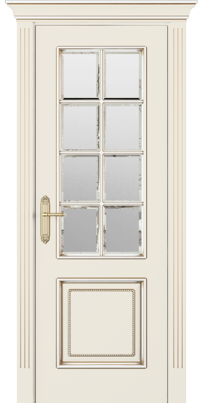 Купить межкомнатную дверь ЛФ10 со стеклом  цвета ral 9010 в Москве