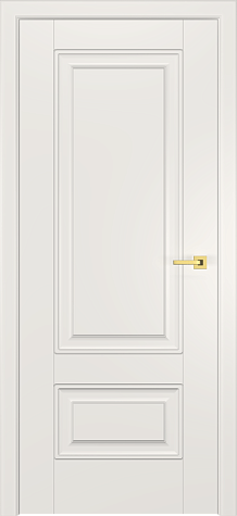 Глухая межкомнатная дверь Аквитания "B" цвета ral 9010
