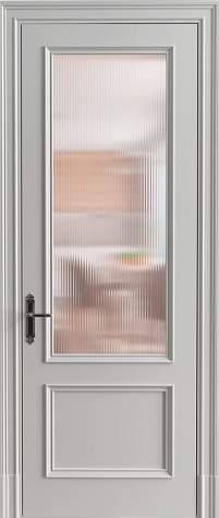 Межкомнатная дверь Модель N 02-CP   цвета ral 7035
