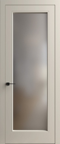 Межкомнатная дверь Модель LA 1-03   цвета ral 9010