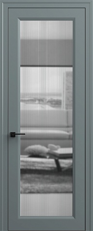 Межкомнатная дверь Модель NS 05-СР  цвета ral 7035
