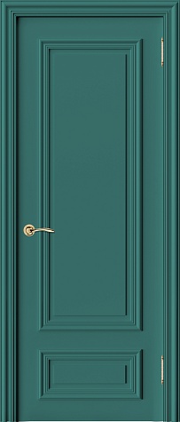 Глухая межкомнатная дверь Сканди 2F цвета ral 6033