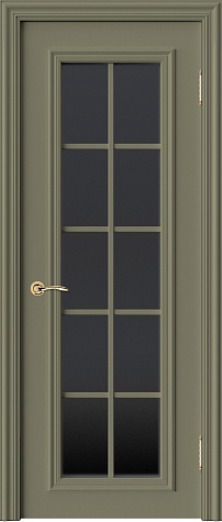 Межкомнатная дверь Сканди 1S  цвета ral 7034