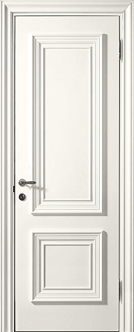 Глухая межкомнатная дверь RM051  цвета ral 9010