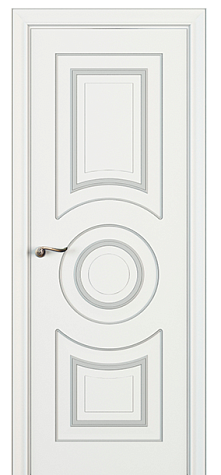 Глухая межкомнатная дверь ЛН73 цвета белый