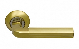 Дверная ручка Sillur 96 S.Gold/P.Gold