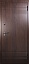 Входная дверь Термо (уцененная) цвета темный винорит с терморазрывом снаружи и внутри 1