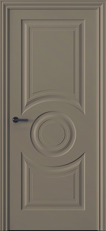 Глухая межкомнатная дверь Трио 04  цвета ral 1019