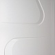 Глухая межкомнатная дверь Модель S-Line 3 цвета белый 1