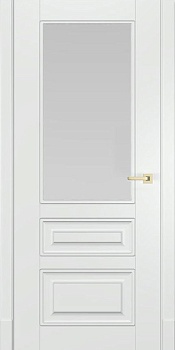 Межкомнатная дверь Аквитания "Q"  цвета ral 9003