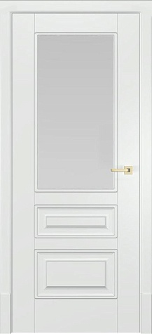 Межкомнатная дверь Аквитания "Q"  цвета ral 9003