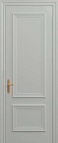 Глухая межкомнатная дверь RM021  цвета ral 7035