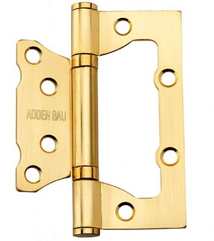 Дверная петля Adden Bau 100X75X2.5 But Satin Gold