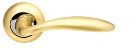 Ручка раздельная Virgo LD57-1SG/CP-1 матовое золото/хром