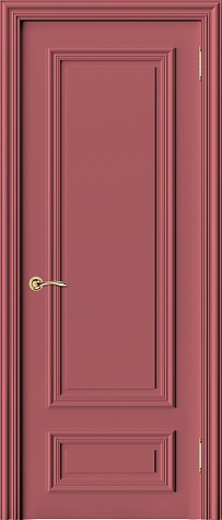 Глухая межкомнатная дверь Сканди 2F цвета ral 3014