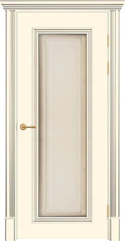 Межкомнатная дверь ПОЛО 1F/G  цвета ral 9001