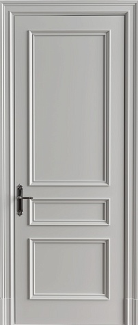 Глухая межкомнатная дверь Модель N 03  цвета ral 7035