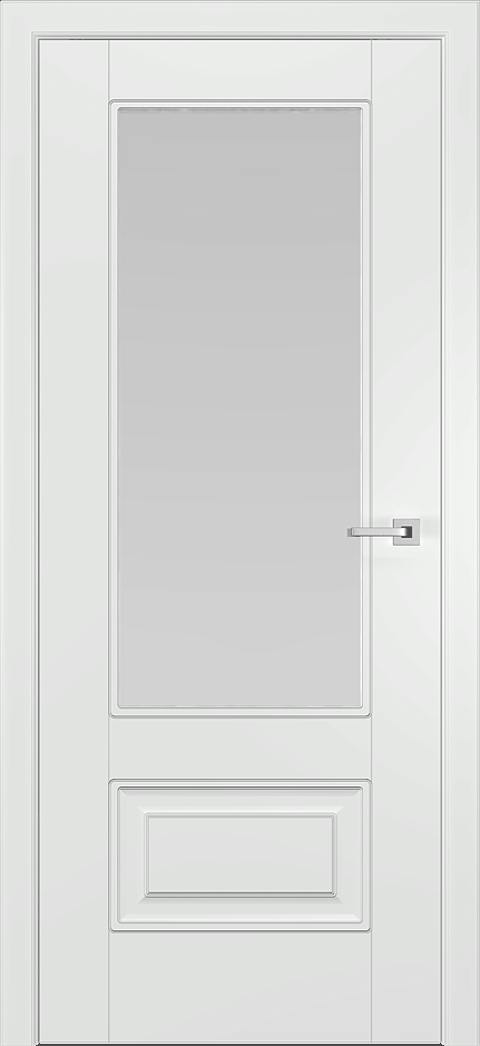 Межкомнатная дверь Аквитания "J"  цвета ral 9003