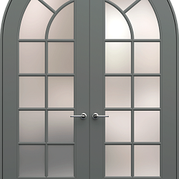 Межкомнатная дверь Модель PR6   цвета ral 7035
