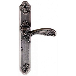 Дверная ручка Genesis Flor Bl. Silver (PS)