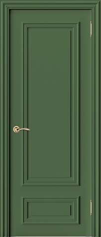 Глухая межкомнатная дверь Сканди 2F цвета ral 6011