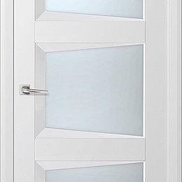 Межкомнатная дверь Модель Ниагара   цвета ral 9003