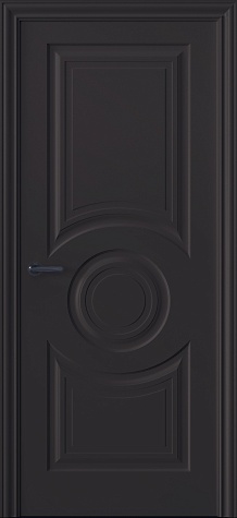 Глухая межкомнатная дверь Трио 04  цвета ral 8019