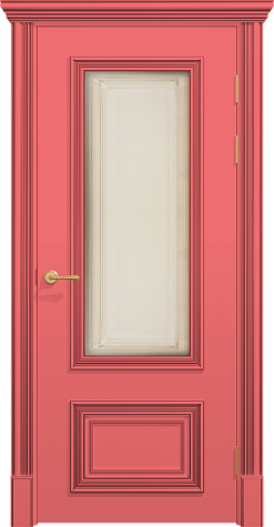 Межкомнатная дверь ПО ПОЛО 2F/G1  цвета ral 3014