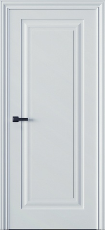 Глухая межкомнатная дверь Трио 01 цвета ral 9016