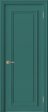 Глухая межкомнатная дверь Сканди 1F цвета ral 6033