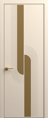 Глухая межкомнатная дверь Модель NS 02  цвета ral 9010