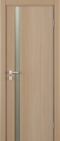 Межкомнатная дверь К11 со стеклом  цвета дуб