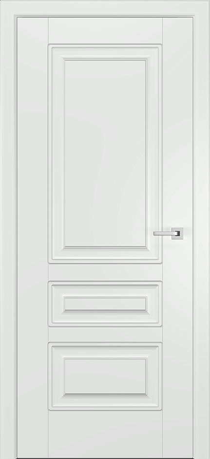Глухая межкомнатная дверь Аквитания "C" цвета ral 9003