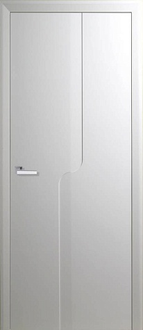 Глухая межкомнатная дверь Модель S-Line 9 цвета белый