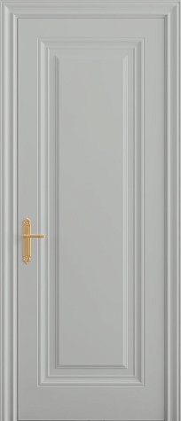 Глухая межкомнатная дверь RM011  цвета ral 7035