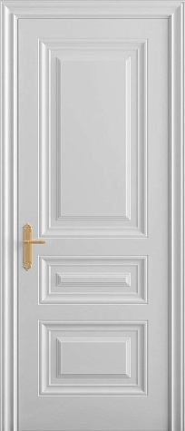 Глухая межкомнатная дверь RM013  цвета белый