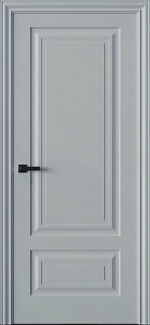 Глухая межкомнатная дверь Трио 02 цвета ral 9018