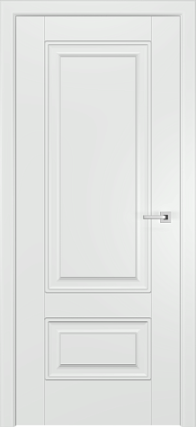 Глухая межкомнатная дверь Аквитания "B" цвета ral 9003