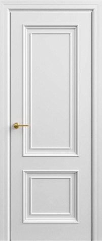 Глухая межкомнатная дверь Л40 цвета белый
