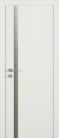 Межкомнатная дверь РД11  цвета белый матовый